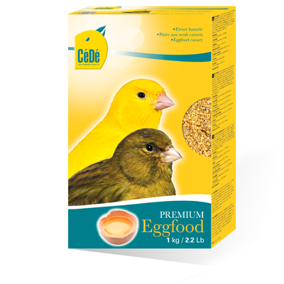 CéDé® egg food, available only in the original packaging!